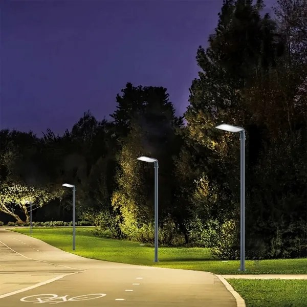 Brilagi-LED Kültéri lámpa oszloppal és kl. 3 m URBANLIGHT LED/100W/230V antracit IP65