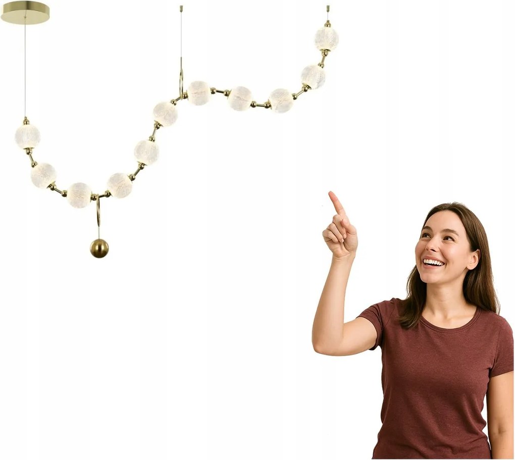 Led függőlámpa 49W Morano PND-93829-44W-3K-GD Italux