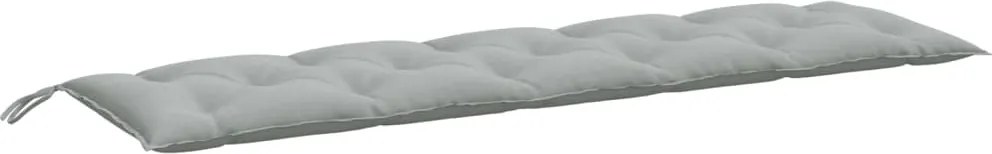 vidaXL melange világosszürke szövet kerti padpárna 180 x 50 x 7 cm