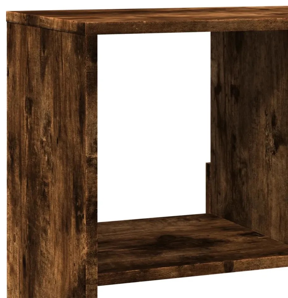 füstös tölgy színű szerelt fa térelválasztó 100 x 33 x 125,5 cm