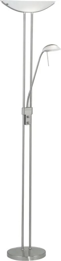 EGLO 85971 - Fényerőszabályozható állólámpa BAYA 1xR7s/230W+1xG9/33W matt króm