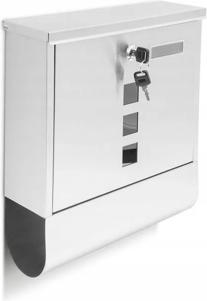 Postaláda újságtartóval relaxdays