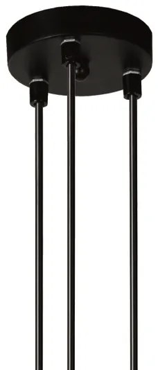 Lucide 46405/03/30 - Csillár zsinóron EDGAR 3xE27/40W/230V