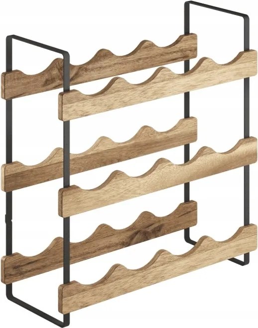 Márkás Praktikus Elegáns Fa Bortartó Állvány Sörösüveg