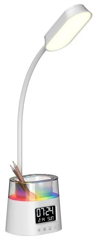 Immax 08980L-LED RGBW Dimmelhető fényerejű lámpa ceruzatartóval FALCON LED/10W/5V