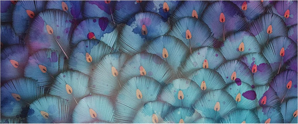 Flizelin tapéta Flizelin fali Prémium színes tollak 250x104