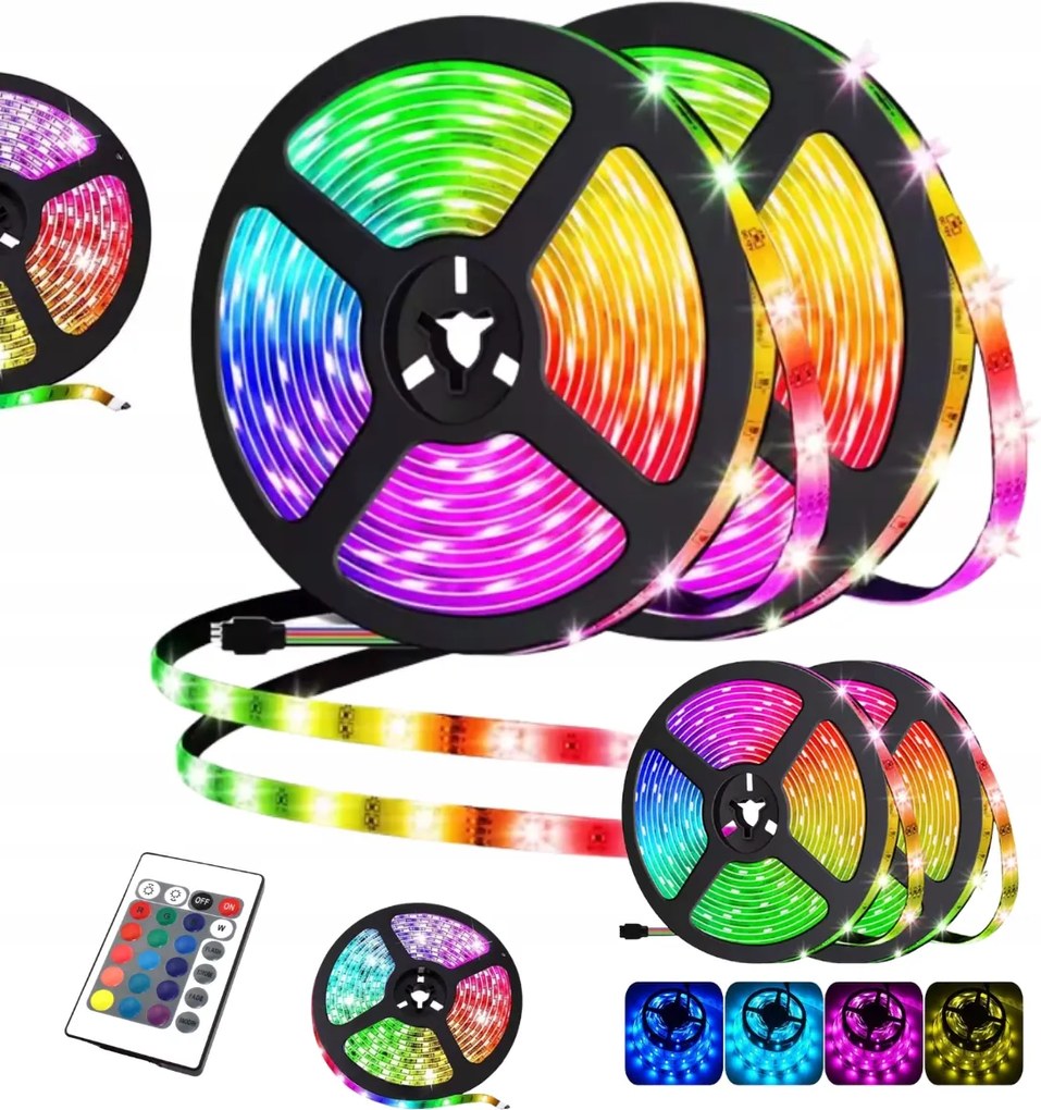 Led szalag a számítógép TV-hez klíma háttérvilágítás távirányítóhoz