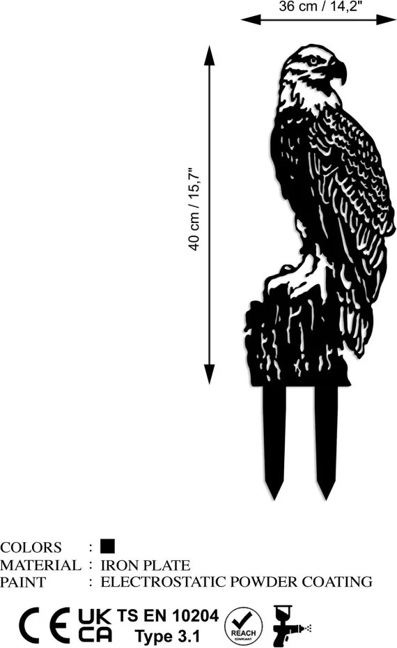 Spy fém kerti dísztárgy, 40×36 cm – TR565TNL1409