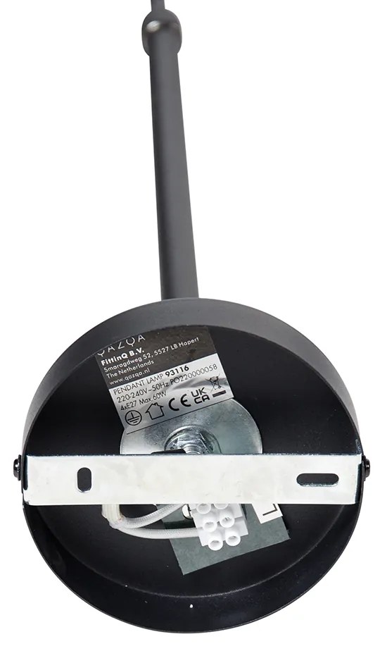 Okos lógólámpa fekete 4-lámpás, WiFi-vel, ST64 - Laser