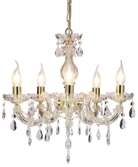 Csillár láncon MARIA TERESA 5xE14/40W/230V