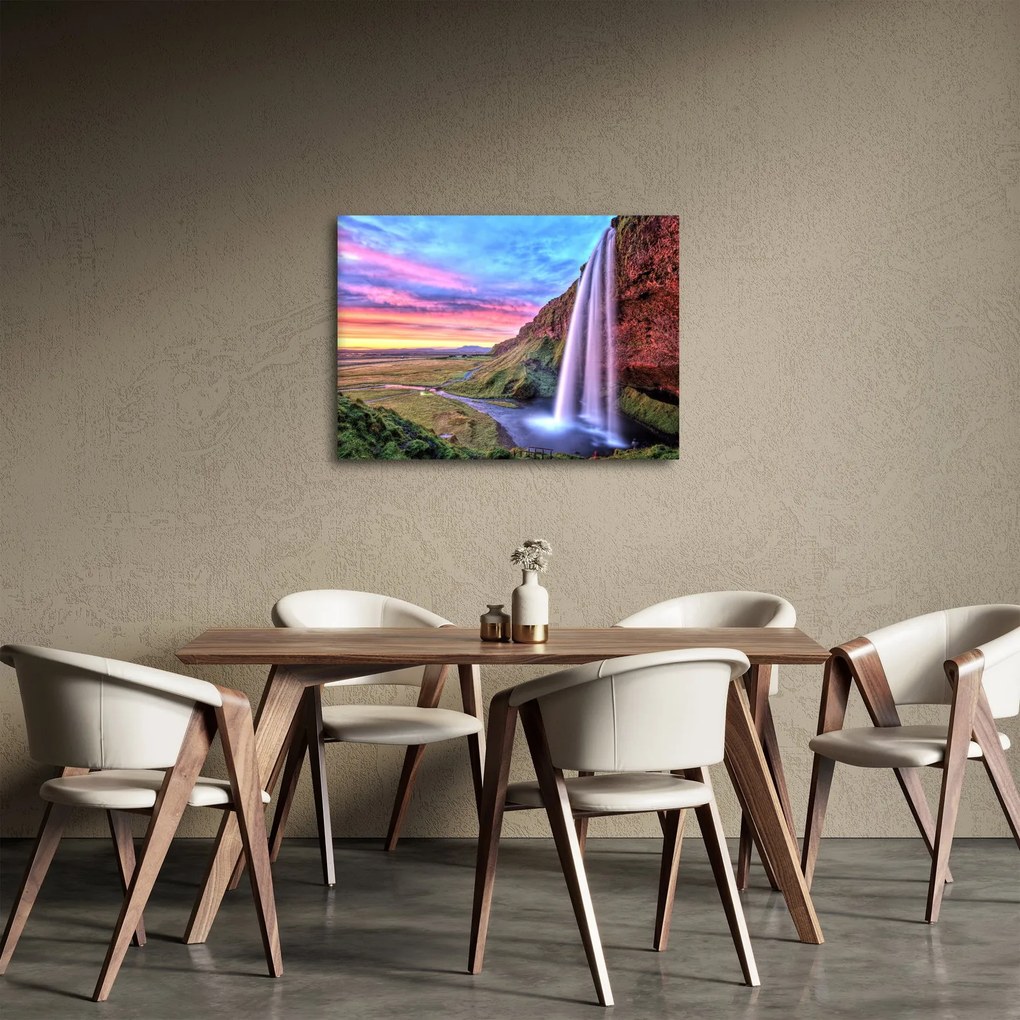 Kép - Seljalandsfoss vízesés (70x50 cm)