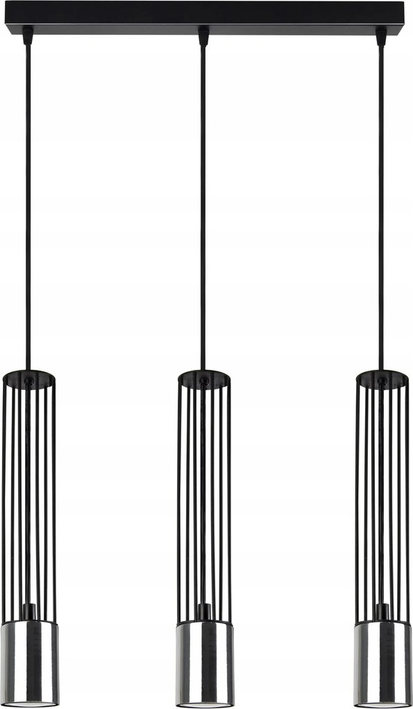 Függő lámpa Csillár Drótcsövek Króm Arany