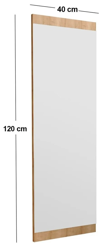 Azus Natural tükör 40 x 120 cm
