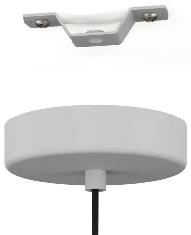 Eglo 390226 - Csillár zsinóron ESTEPONA 1xE27/40W/230V szürke