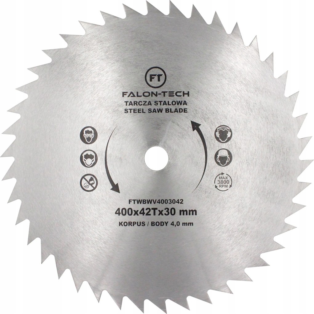Normál Acél Körfűrész 400x32 T42