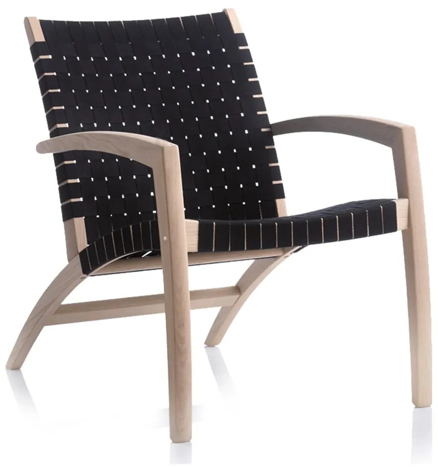 Luna bézs-fekete tölgyfa fotel - Findhal by Hammel