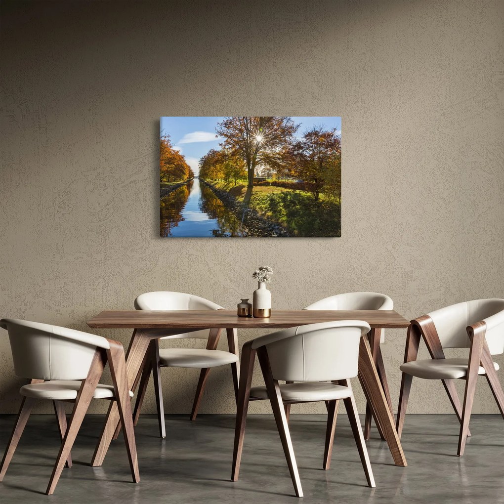 Vízi csatorna képe (90x60 cm)
