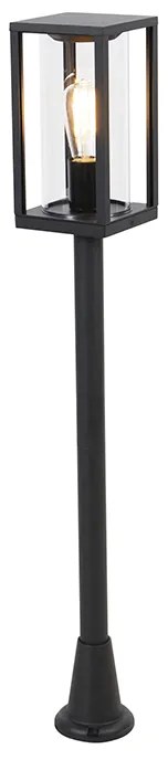 Álló kültéri lámpa fekete 100 cm talp és kábelcsatlakozóval - Charlois