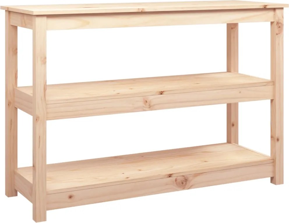 vidaXL tömör fenyőfa tálalóasztal 110x40x74 cm