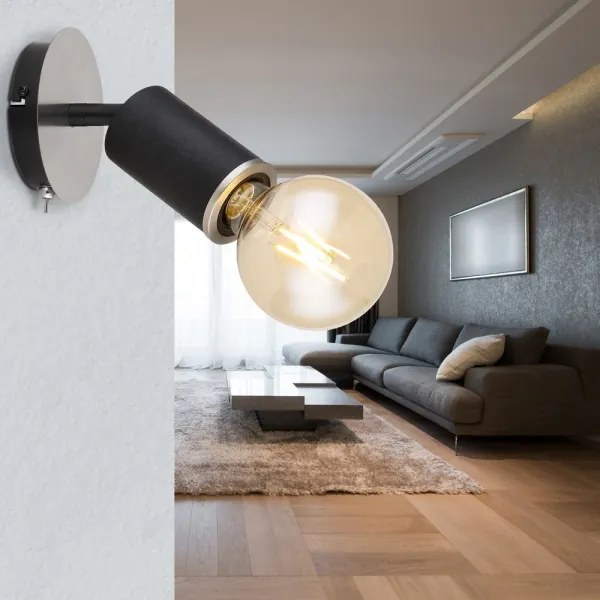 Globo 54032-1B - Fali spotlámpa JOSEBA 1xE27/60W/230V