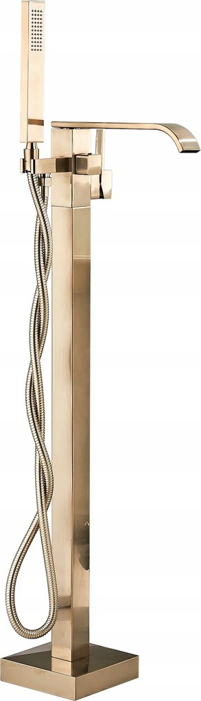 Kádtöltő Csaptelep Szabadon Álló Szálcsiszolt Arany