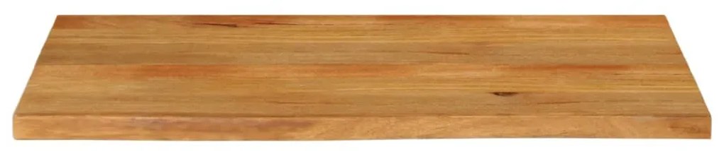 tömör mangófa természetes élű asztallap 100 x 60 x 2,5 cm