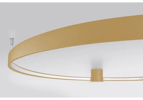 Thoro TH.223 - RIO mennyezeti LED lámpatest, 30W, 230V, CRI 98, 4000K, Ø 55 cm, arany