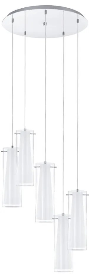 EGLO 93003 - PINTO függeszték 5xE27/60W