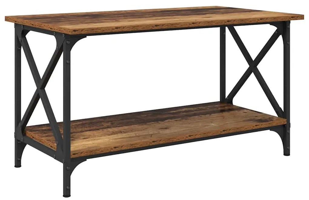 Dohányzóasztal Régi fa 80 x 45 x 45.5 cm Faanyag