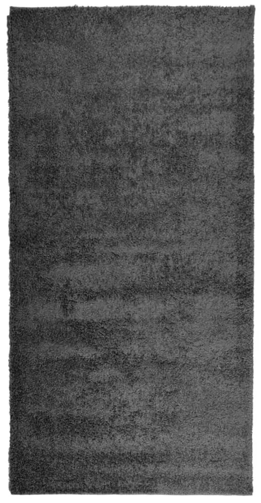 PAMPLONA antracit magas szálú bolyhos modern szőnyeg 100x200 cm