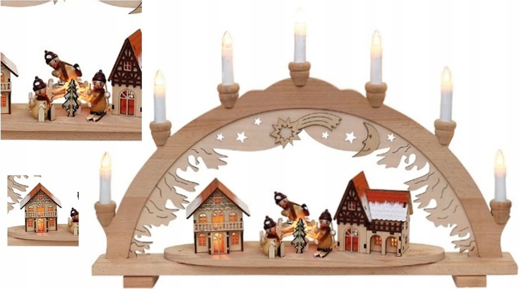 Betlehem Fa Karácsonyi Dekoráció Karácsony Led Betlehem Dekoráció