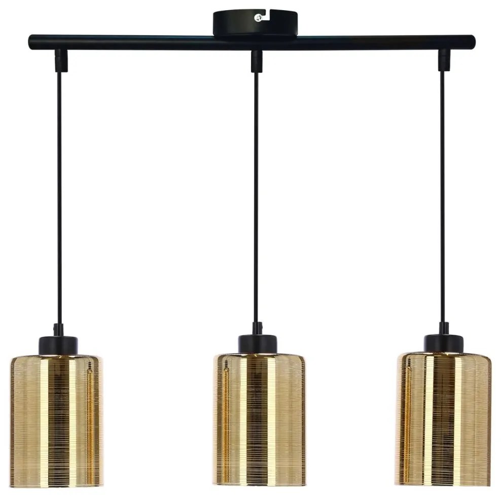 Csillár zsinóron COX 3xE27/60W/230V arany