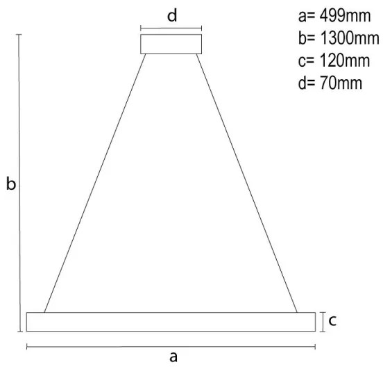 LED állítható fényerejű csillár kábellel LED/80W/230V 3000-6500K fehér + DO