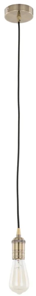 ITALUX DS-M-036-ANT-BR ATRIUM Egyágú Függesztett Lámpa Fém E27 IP20
