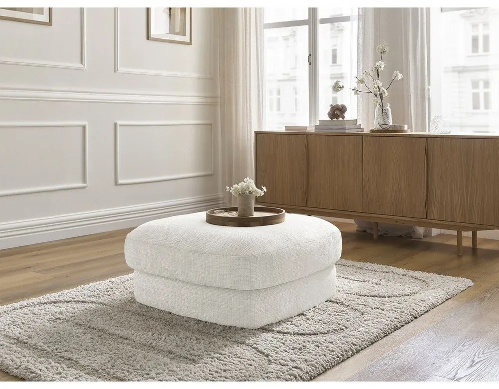 Fehér zsenília lábtartó Leonore – Bobochic Paris