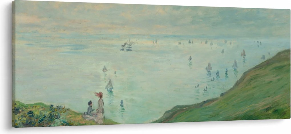 Kép - Henri Fantin-Latour, Cliffs at Pourville, reprodukciók (120x50 cm)