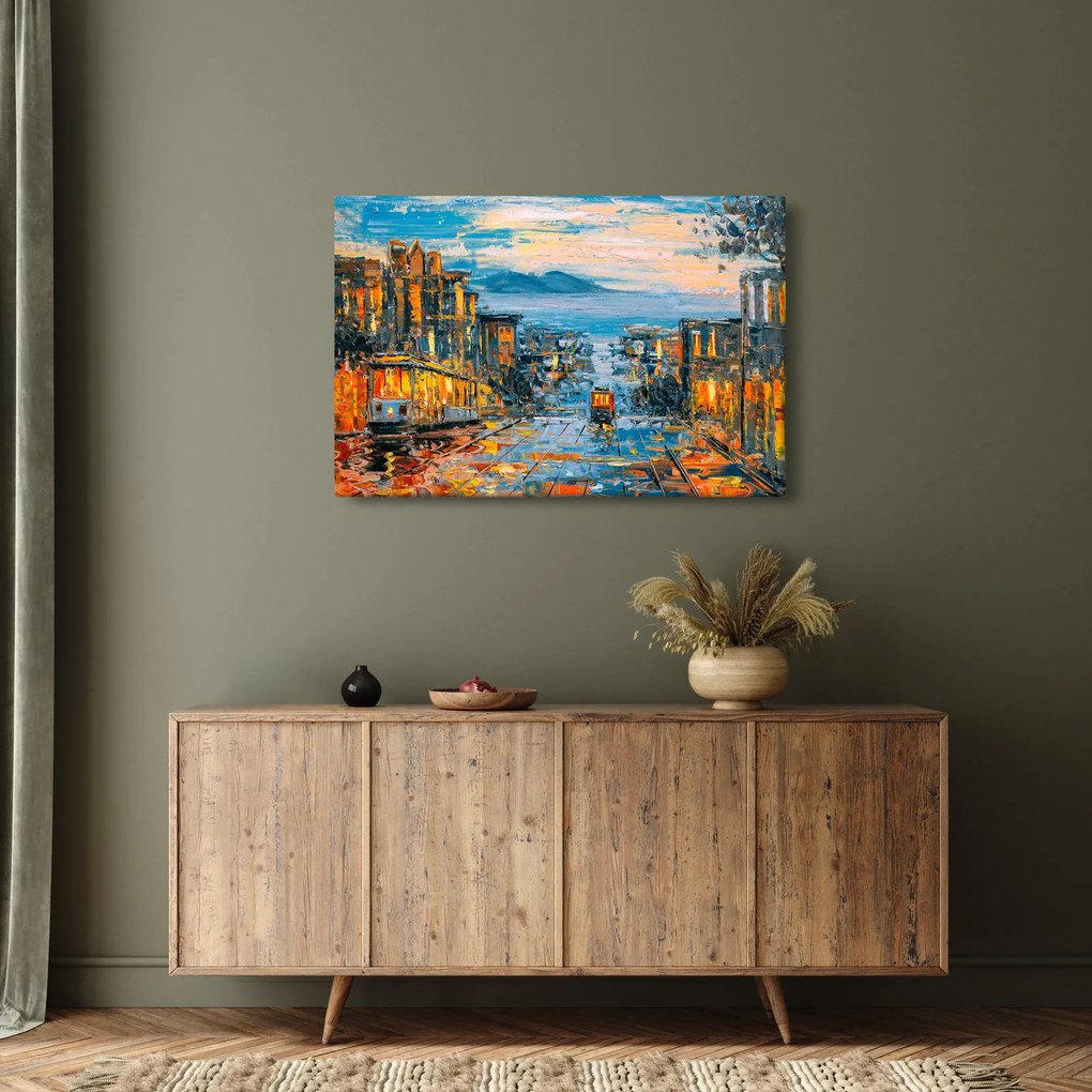 Kép - Cable Car, San Francisco (90x60 cm)
