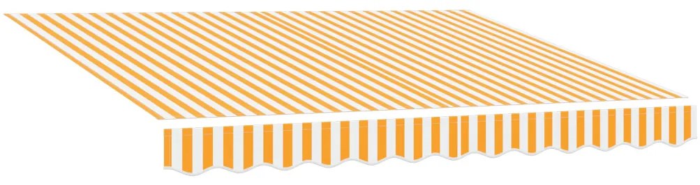 Automatikus Behúzható Napellenző Sárga és Fehér 300 x 250 cm