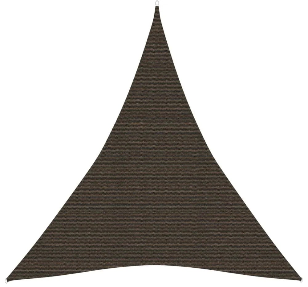 barna HDPE napvitorla 160 g/m² 3 x 4 x 4 m