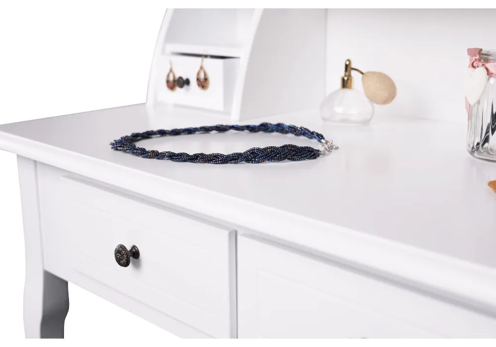 Dekoratív asztal székkel RODES NEW, fehér