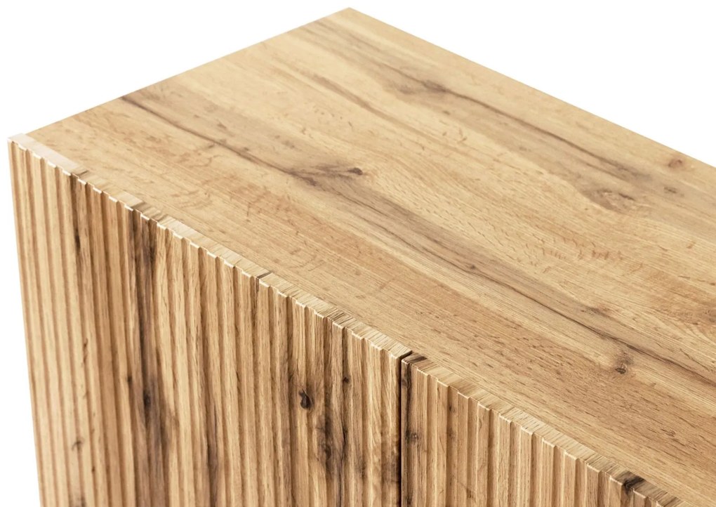 HAER 2 stílusos TV asztal - wotan tölgy / fekete