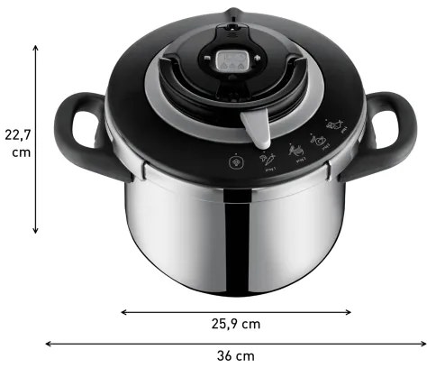 Tefal - Nyomásfőző készlet 4,5/6 l CLIPSO+ CHEF