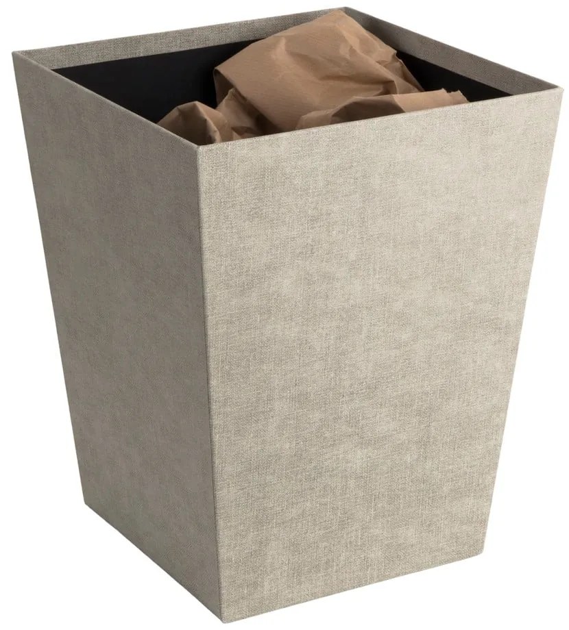 Bézs szemetes Sofia Canvas Paper Laminate – Bigso