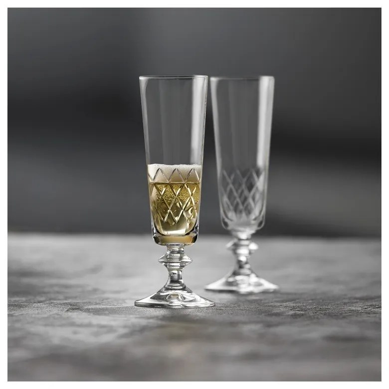 Pezsgőspohár szett 2 db-os 200 ml Eaton – Lyngby Glas