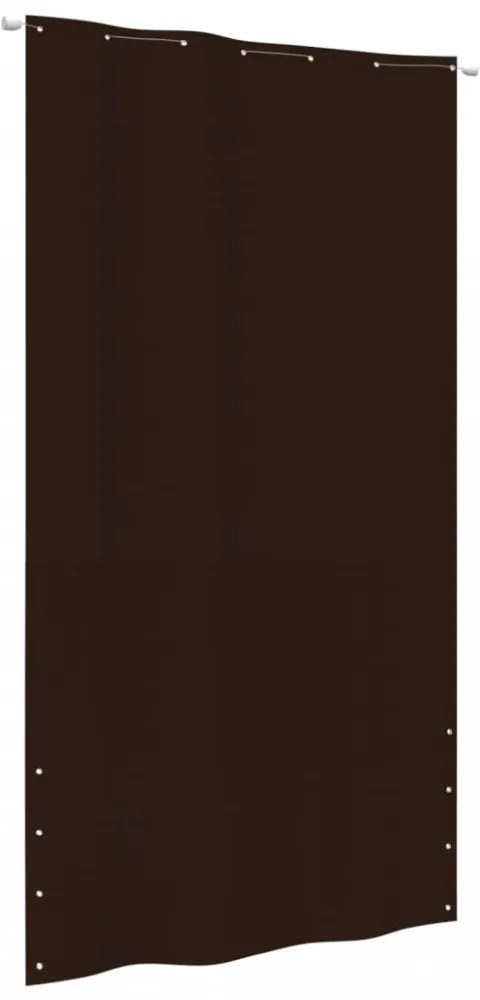 barna oxford-szövet erkélyparaván 140 x 240 cm