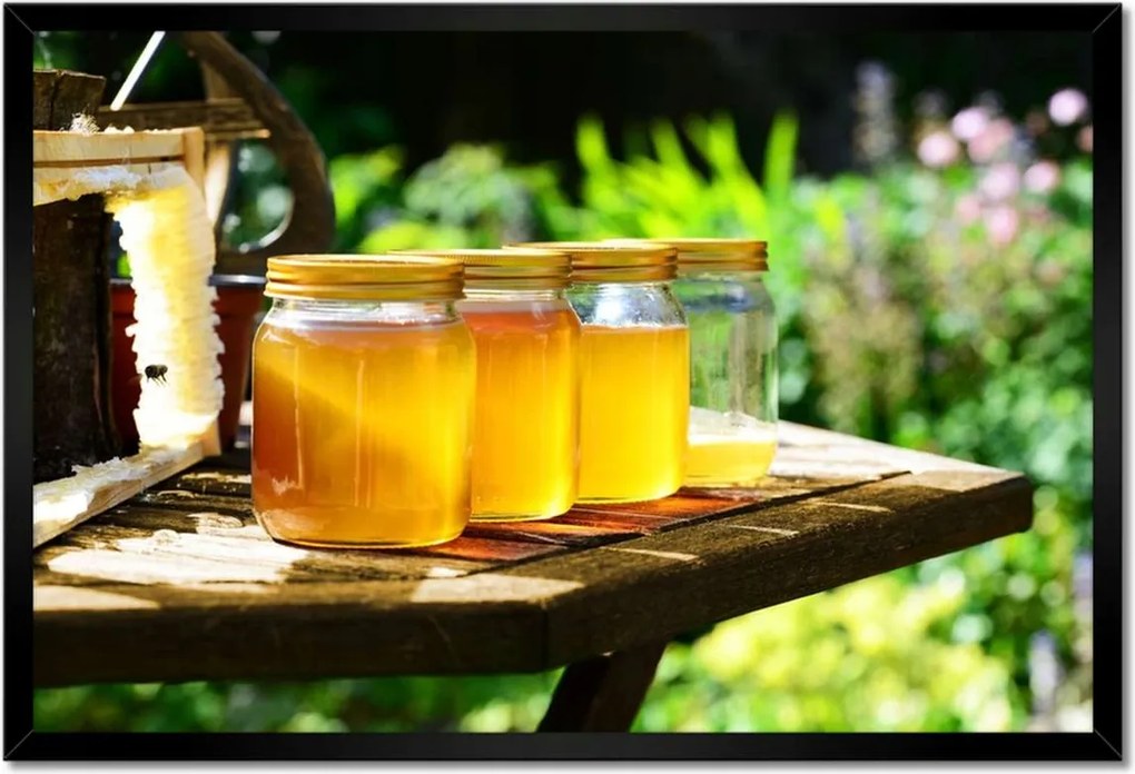 Poszterek keretben 60x40 Természetes méz