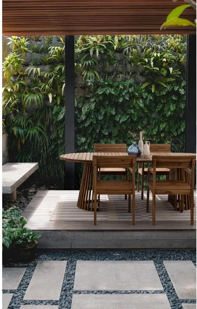 Natúr színű tömörfa kerti szék Rodano – Bizzotto