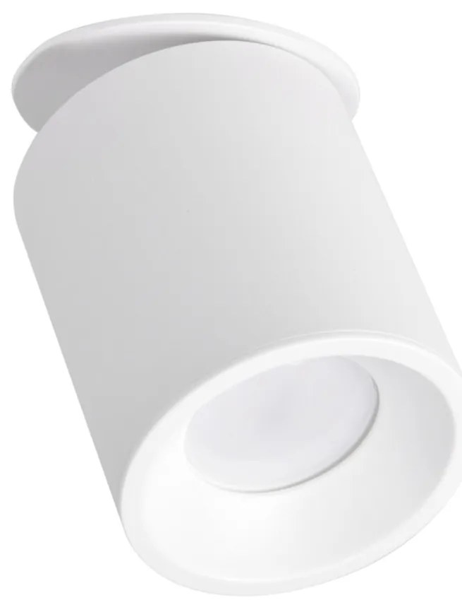 POLUX 314086 PALLAS Hengeres Mennyezeti Lámpa Fehér GU10 IP20