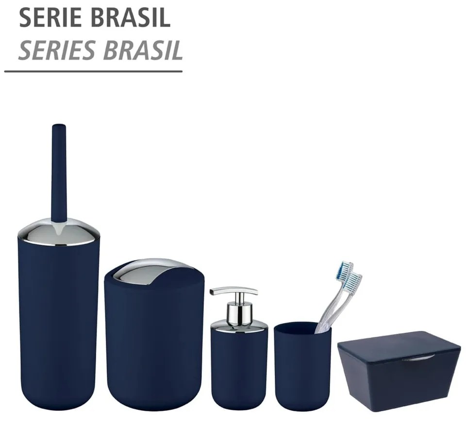 Brasil Dark Blue L sötétkék szemetes - Wenko