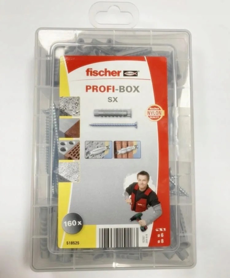 Fisher Feszítőcsavar És Tipli Készlet 160DB-OS